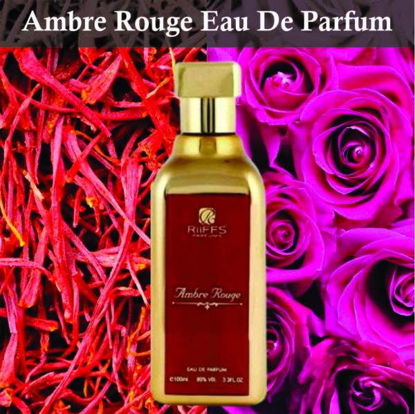 Ambre Rouge Eau de Parfum for Women 100ml | Floral, Jasmine and Amber Fragrance| Inspired by baccarat rouge 540 Perfume - Image 2