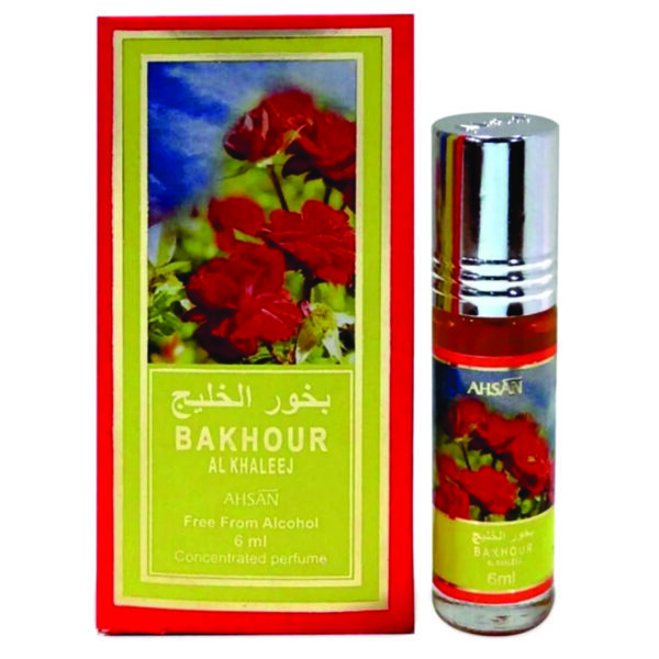 Bakhour Al Khaleej Unisex Perfume oil 6ml | Alcohol-Free Bakhour Al Khaleej Perfume Oil Arabian Fragrance Made in Uae