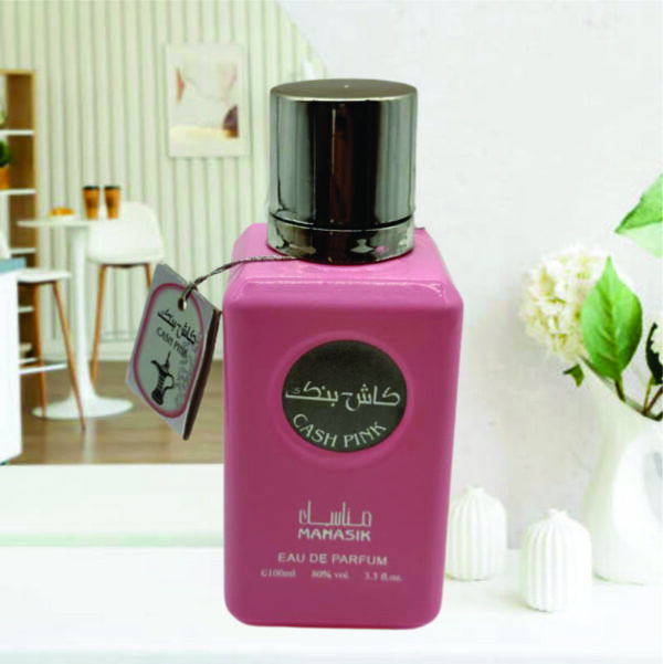 Cash Pink  Eau de Parfum for Unisex 100ml | Rose, Vanilla and Jasmine Fragrance | Cash Pink Perfume Made in Dubai - Image 3
