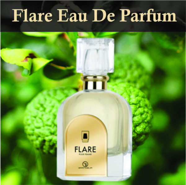 Flare EDP Women Eau de Parfum 80ml | Jasmine and Vanilla Fragrance | Flare Perfume for Women Made in Dubai - Image 2