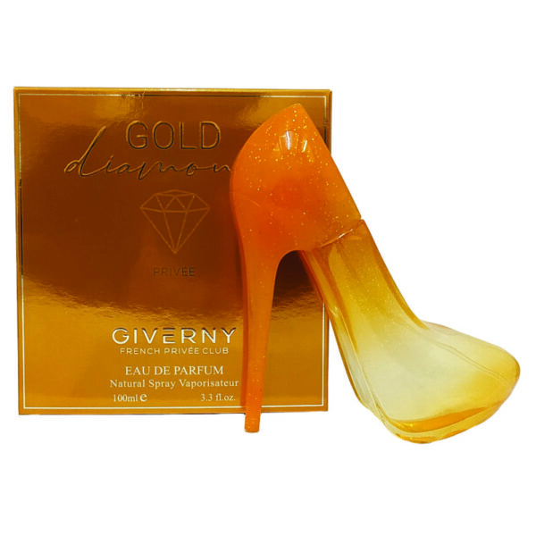 Gold Diamond Eau De Parfum for Women | Patchouli and Floral Fragrance Perfume| Giverny Gold Diamond Fragrance 100ml