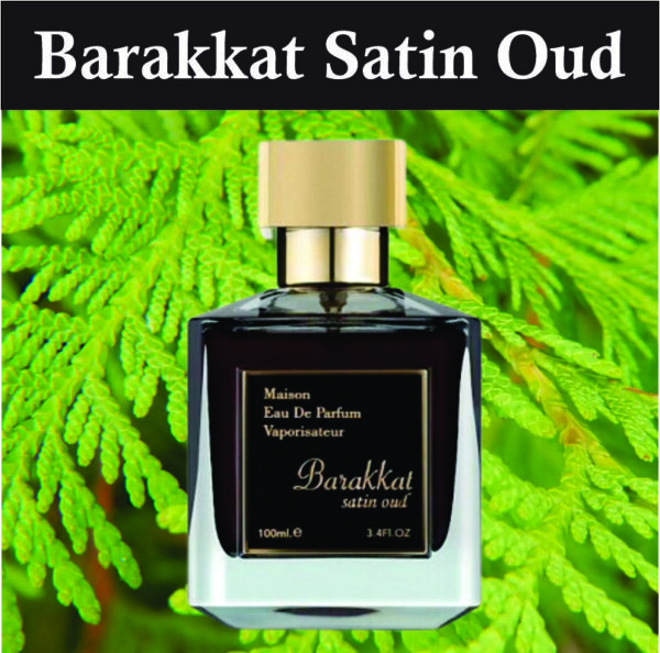 Barakkat Satin Oud Unisex Eau De Parfum 100ml | Vanilla and Oud Fragrance | Barakkat Satin Oud Perfume Made in Uae - Image 3