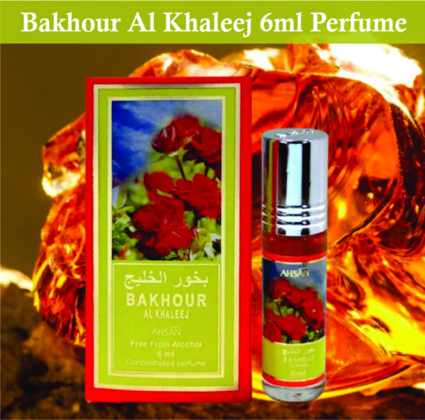 Bakhour Al Khaleej Unisex Perfume oil 6ml | Alcohol-Free Bakhour Al Khaleej Perfume Oil Arabian Fragrance Made in Uae - Image 3