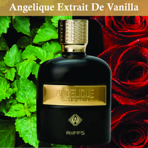 Angelique Extrait De Vanilla Unisex Eau De Parfum 100ml | Vanilla and Amber Fragrance | Riiffs Angelique Made in Dubai - Image 2