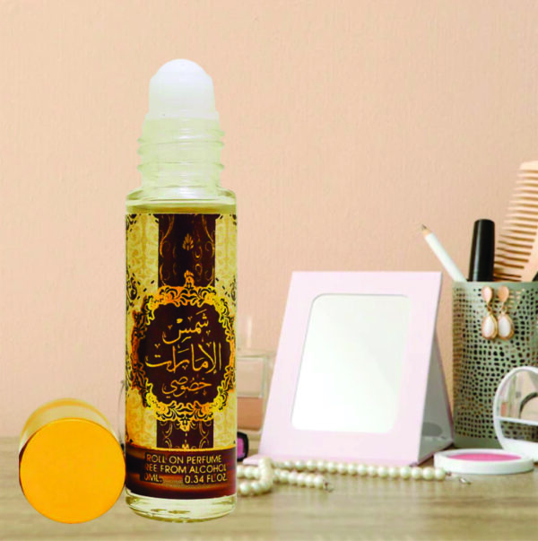 Shams Al Emarat Khususi Perfume oil for Unisex 10ml | Vanilla and Oud Fragrance | Perfume oil Made in Uae - Image 3