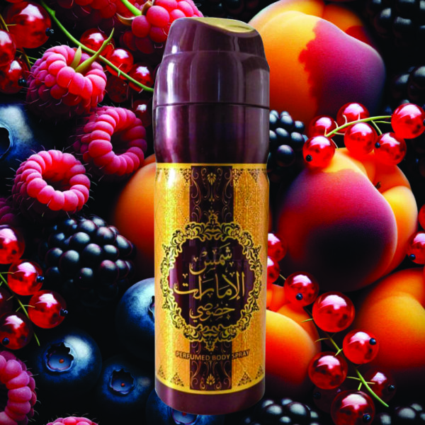 Pack of 2 - Shams Al Emarat Khususi Unisex Body Spray 200ml | Rose, Vanilla and Oud Fragrance | Made in Dubai - Image 3