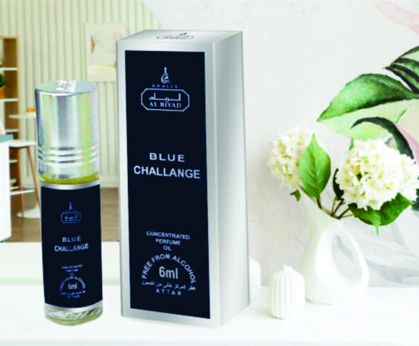 Blue Challange Unisex Perfume oil 6ml | Lemon,Musk and Spicy Fragrance | Blue Challange Perfume oil Made in Dubai - Image 4