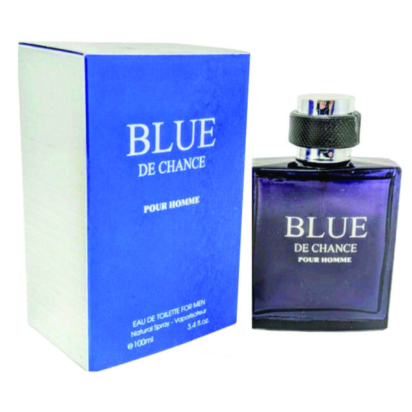 Blue De Chance Men Eau De Parfum 100ml | Grapefruit, Musk and Lemon Fragrance | Blue De Chance Perfume Made in Dubai