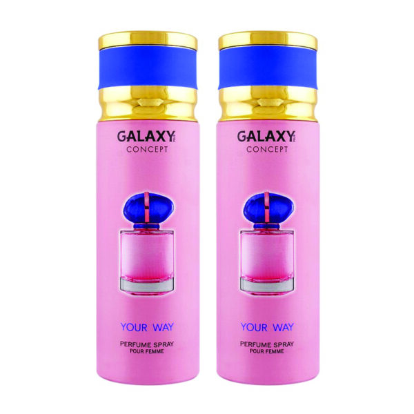 Pack of 2 - Your Way Body Spray for Women 200ml | Vanilla and Jasmine Fragrance | Your Way Spray Made in Dubai