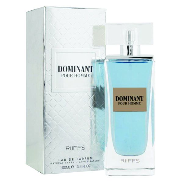 Dominant Pour Homme Eau de Parfum for Men 100ml | Jasmine and Grapefruit Fragrance | Riiffs Dominant Made in Dubai