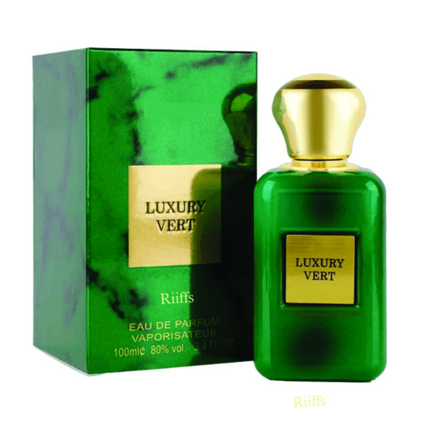 Luxury Vert Women Eau De Parfum 100ml | Jasmine, Ylang and Bitter Orange Fragrance | Riiffs Luxury Vert Made in Dubai