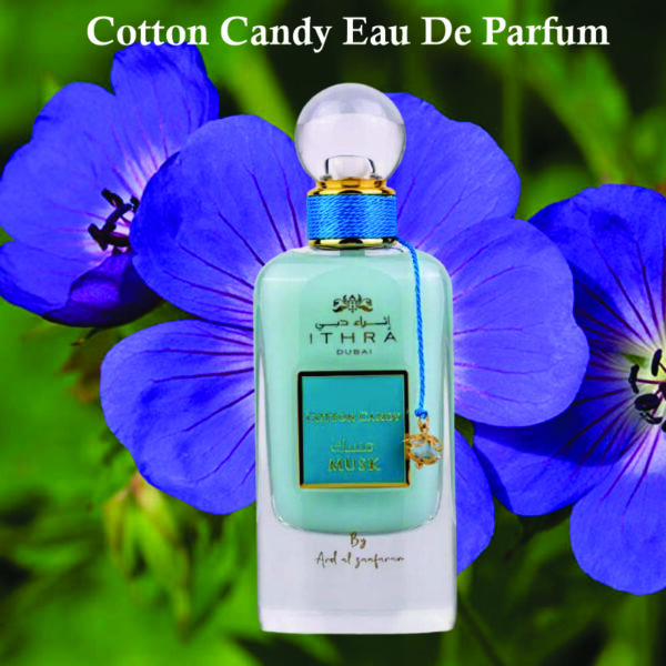 Ithra Dubai Cotton Candy Eau De Parfum for Unisex 100ml | Jasmine and Bergamot  Fragrance| Ithra Dubai Made in Dubai - Image 2