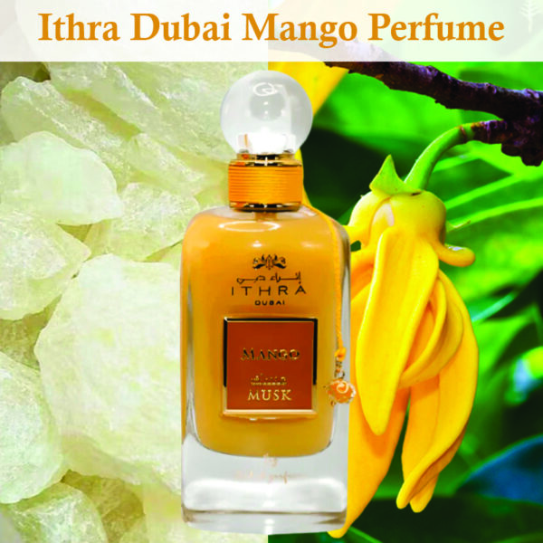 Ithra Dubai Mango Women Eau De Parfum 100ml | Mango, Orange and Musky Fragrance| Mango Perfume Spray Made in Dubai - Image 2