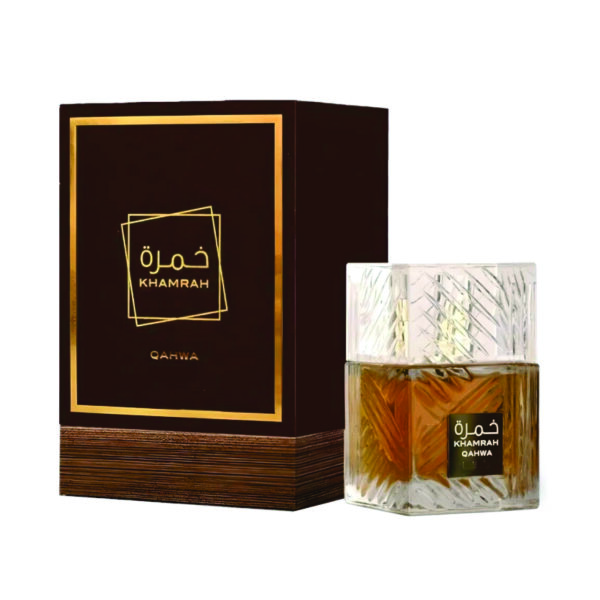 Khamrah Qahwa Eau De Parfum for Unisex 100ml | Vanilla and Cinnamon Fragrance | Khamrah Perfume Made in Dubai