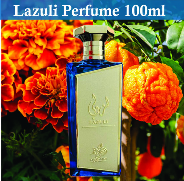 Lazuli Unisex Eau De Parfum 100ml | Bergamot, Lemon and Amber Fragrance | Al-Wataniah Lazuli Perfume Made in Dubai - Image 2