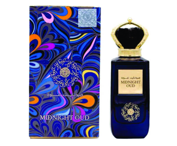 Midnight Oud Eau de Parfum 100ml | Oud, Bergamot and Sandalwood Fragrance | Halal Unisex Perfume Midnight Oud Perfume
