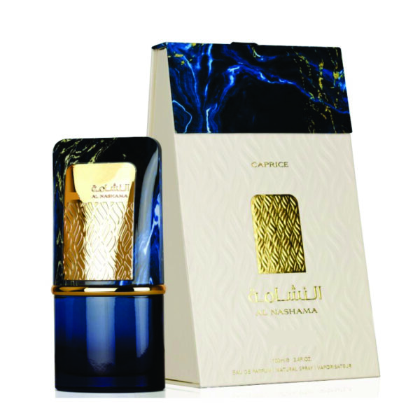 Al Nashama Caprice Eau De Parfum for Unisex 100ml | Bergamot and Amber Fragrance | Al Nashama Perfume Made in Dubai