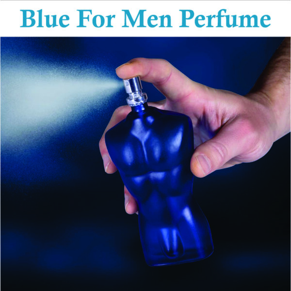 Blue For Men Eau De Parfum for Men 100ml | Vanilla and Bergamot Fragrance | Inspired La male Perfume For Men - Image 4