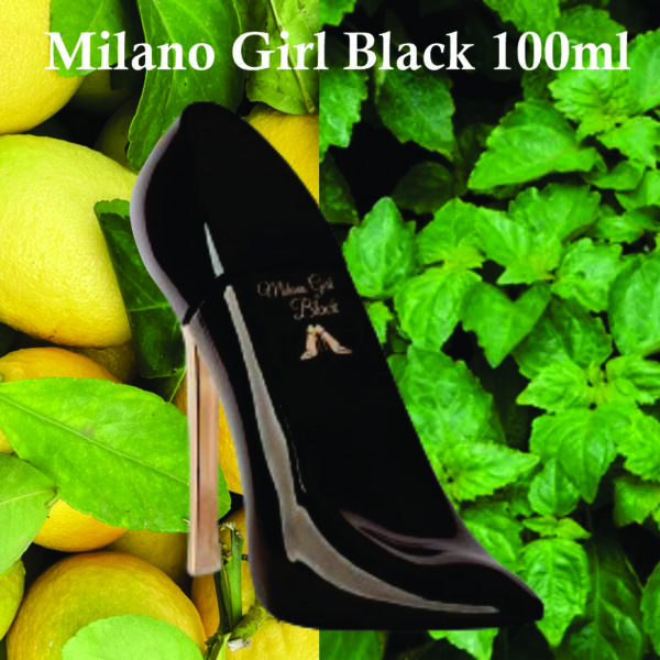 Inspired- Black Opium | Milano Girl Black Women Eau de Parfum 100ml | Vanilla and Orange Blossom Fragrance - Image 2