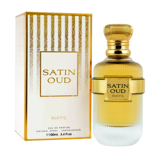 Satin Oud Eau De Parfum for Women 100ml | Agarwood, Bergamot and Lavender Fragrance| Riiffs Oud Perfume Made in Dubai