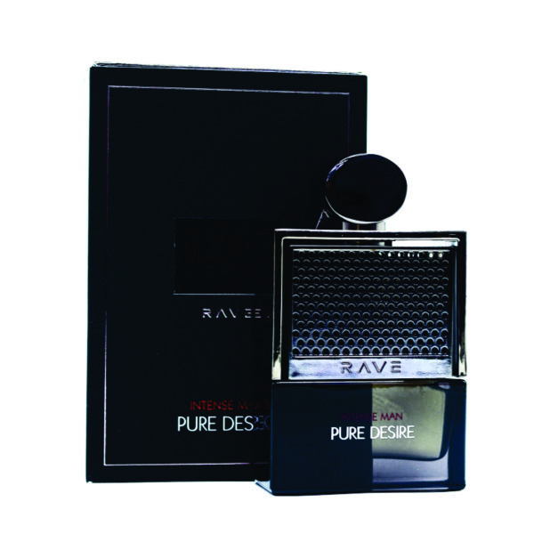 Pure Desire Eau De Parfum for Men 100ml | Rose, Vanilla and Bergamot Fragrance Perfume | Pure Desire Made in Dubai