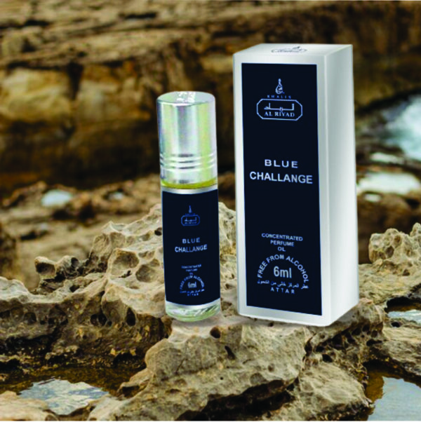 Blue Challange Unisex Perfume oil 6ml | Lemon,Musk and Spicy Fragrance | Blue Challange Perfume oil Made in Dubai - Image 3