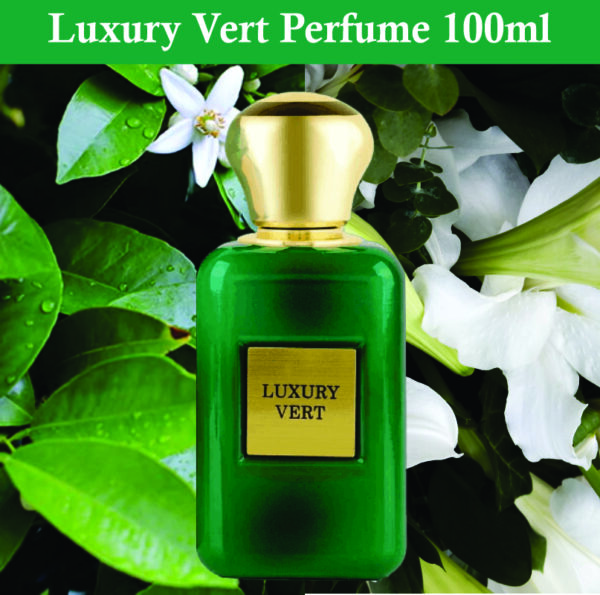 Luxury Vert Women Eau De Parfum 100ml | Jasmine, Ylang and Bitter Orange Fragrance | Riiffs Luxury Vert Made in Dubai - Image 2