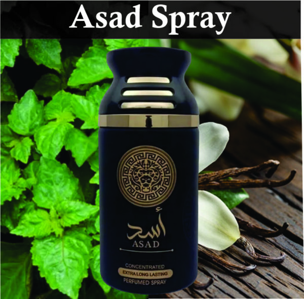Pack of 2- Asad Parfum Spray for Unisex 250ml | Vanilla, Amber and Oud Fragrance | Asad Body Spray Made in Dubai - Image 2