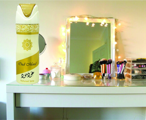 Pack of 2 - Oud Mood Unisex Perfume Spray 200ml | Vanilla, Spicy and Woody Arabian Fragrance | Oud Spray Perfume - Image 3