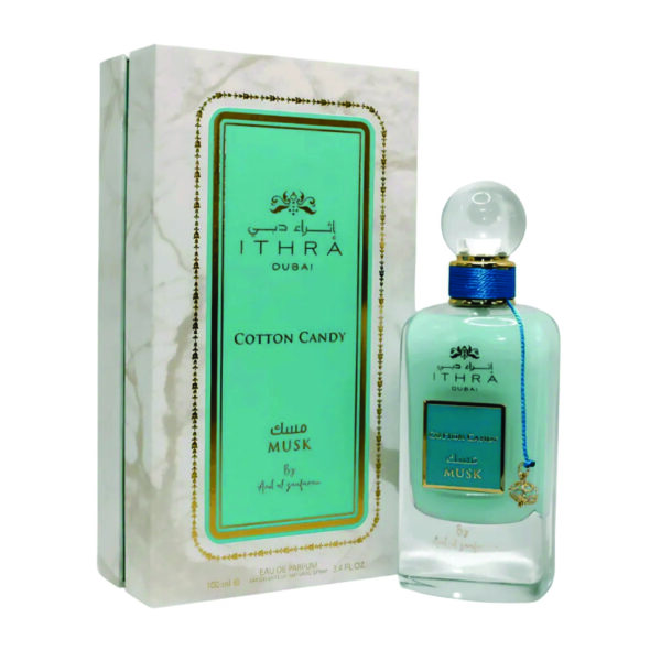 Ithra Dubai Cotton Candy Eau De Parfum for Unisex 100ml | Jasmine and Bergamot  Fragrance| Ithra Dubai Made in Dubai