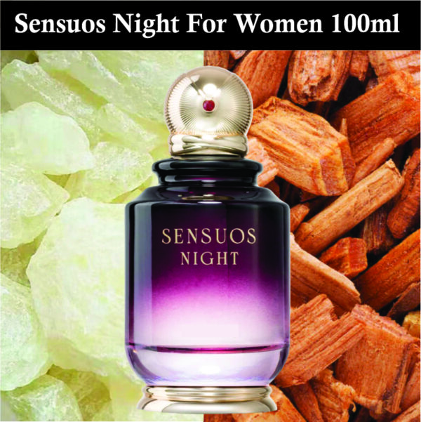Sensuos Night Eau De Parfum for Women 100ml | Vanilla, Lemon and Coconut Fragrance| Sensuos Night for Women Made in Uae - Image 2