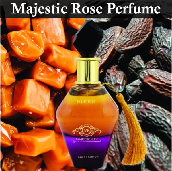 Majestic Rose Unisex Eau de Parfum 100ml | Rose, Vanilla and Caramel Fragrance | Riiffs Majestic Rose Perfume - Image 2