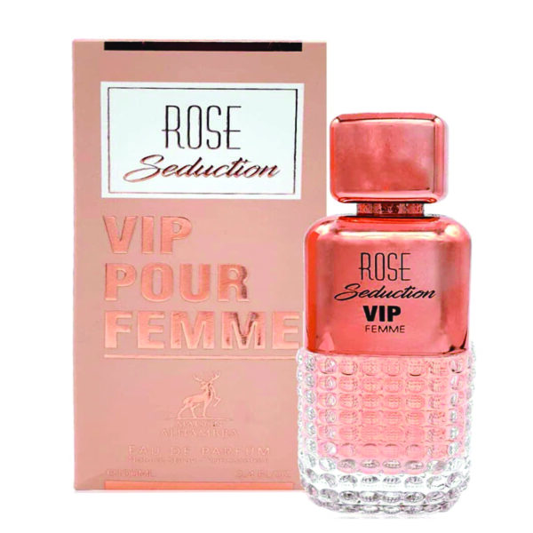 Rose Seduction Eau De Parfum for Women 100ml | Rose and Peach Blossom Fragrance | Rose Seduction Pour Femme Made in Uae