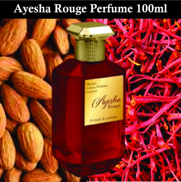 Ayesha Rouge – Inspired Barakkat Rouge 540 | Ayesha Rouge EDP for Women 100ml | Jasmine and Woody Fragrance Made in Uae - Image 2