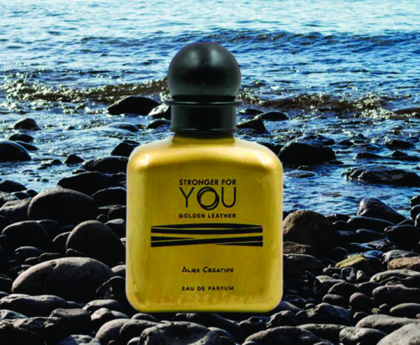 Stronger For you Golden Leather Men Eau De Parfum  | Vanilla, Lavender and Sugar Fragrance | Stronger For you 100ml Made in France - Image 4