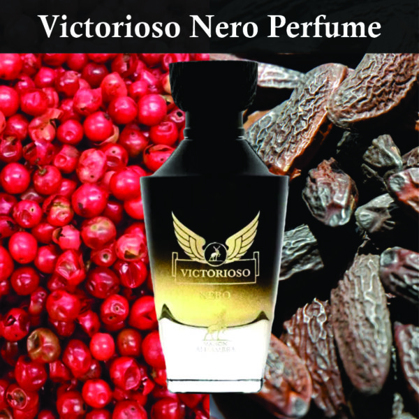 Victorioso Nero Eau De Parfum for Men 100ml | Lemon,Vanilla and Amber Fragrance Perfume | Victorioso Nero Made in Dubai - Image 2