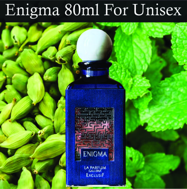 Enigma Eau De Parfum for Unisex 80ml | Bergamot, Vanilla and Amber Fragrance | Enigma for Unisex Perfume Made in Dubai - Image 2