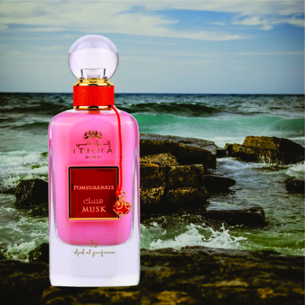 Ithra Dubai Pomegranate for Unisex 100ml | Pomegranate and Musky Fragrance| Pomegranate Perfume Made in Dubai - Image 3