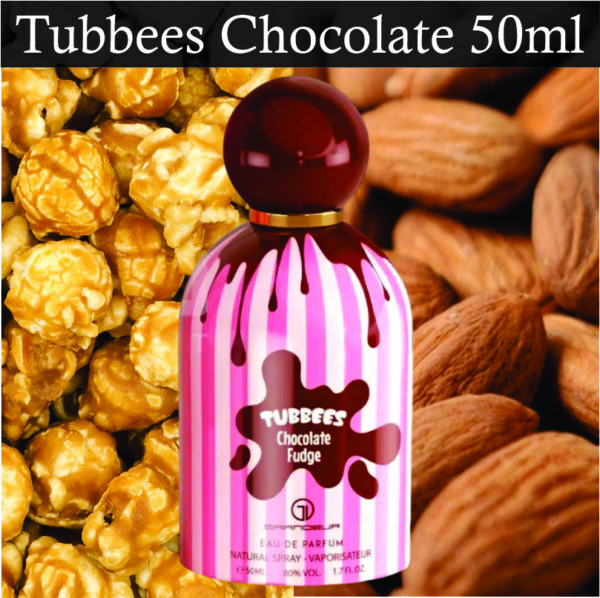 Tubbees Chocolate Perfume for Kids 50ml | Chocolate and Vanilla Fragrance | Tubbees Chocolate Fudge  Made in Uae - Image 2