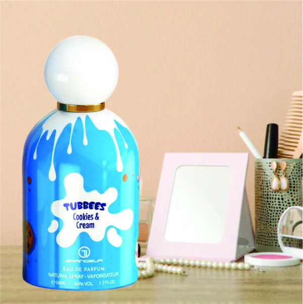 Tubbees Cookies and Cream Eau De Parfum for Kids 50ml | Butter & Milk Chocolate Fragrance | Tubbees Perfume Made in Uae - Image 3