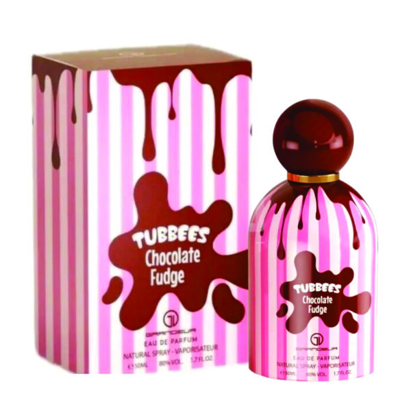 Tubbees Chocolate Perfume for Kids 50ml | Chocolate and Vanilla Fragrance | Tubbees Chocolate Fudge  Made in Uae