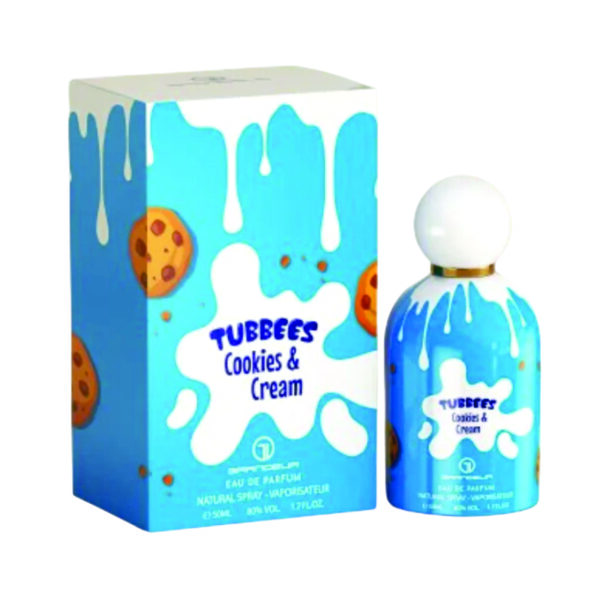 Tubbees Cookies and Cream Eau De Parfum for Kids 50ml | Butter & Milk Chocolate Fragrance | Tubbees Perfume Made in Uae