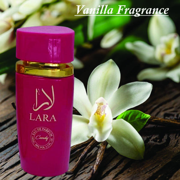 Lara Candy Eau De Parfum for Women 100ml | Vanilla and Strawberry Fragrance | Lara Perfume for Women Made in Uae - Image 3