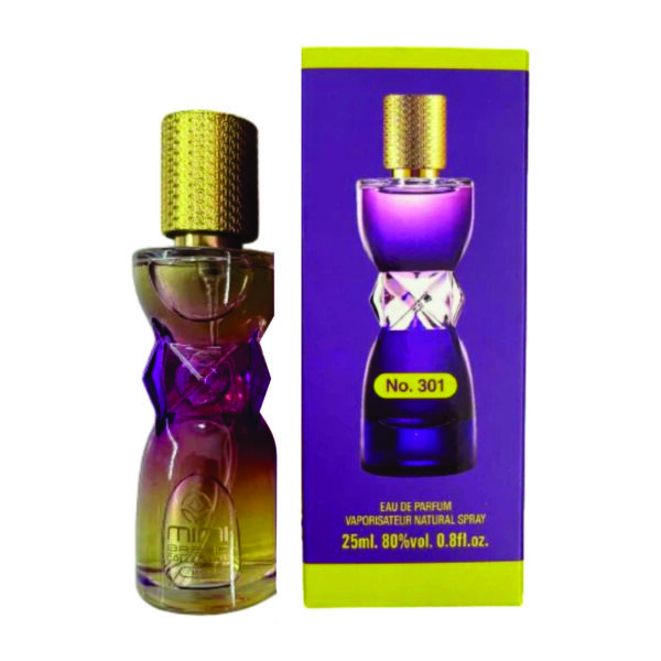 No.301 Eau De Parfum for Unisex 25ml | Jasmine and Amber Fragrance | No.301 Women Perfume and Men Perfume Made in Uae