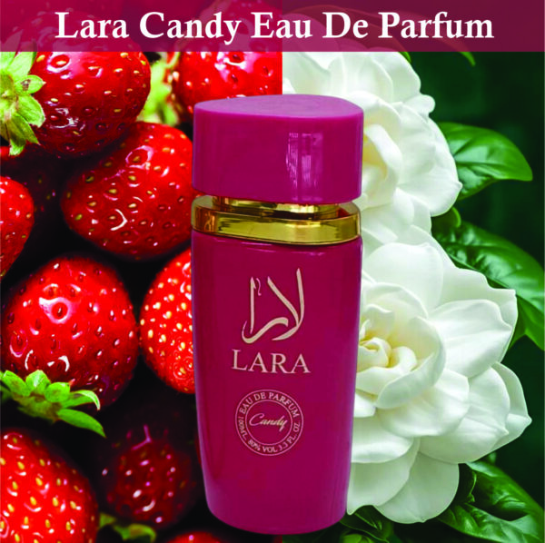Lara Candy Eau De Parfum for Women 100ml | Vanilla and Strawberry Fragrance | Lara Perfume for Women Made in Uae - Image 2