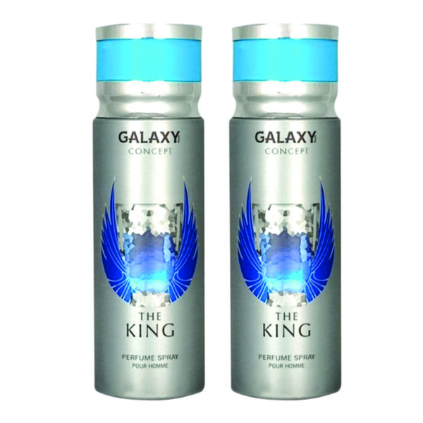 Inspired - Invictus Perfume | Pack of 2- The King Spray for Men 200ml | Grapefruit and Mandarin Fragrance | Made in Uae