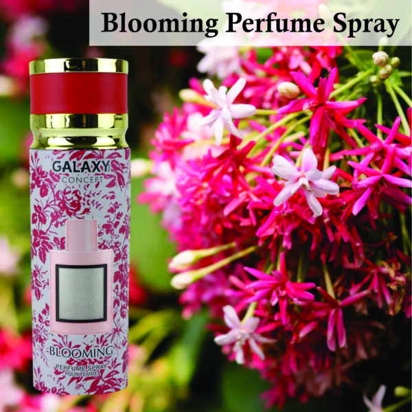 Pack of 2- Galaxy Concept Blooming Spray for Women 200ml | Jasmine and Amber Fragrance | Blooming Body Spray Made in Uae - Image 2