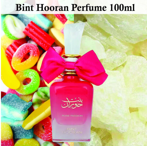 Bint Hooran Rose Passion Perfume for Women 100ml | Vanilla and Strawberry Fragrance | Bint Hooran Perfume Made in Uae - Image 3