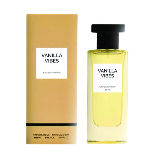Vanilla Vibes Perfume for Unisex | Vanilla, Oud and Musk Fragrance Perfume, Vanilla Vibes  85ml Made in Uae