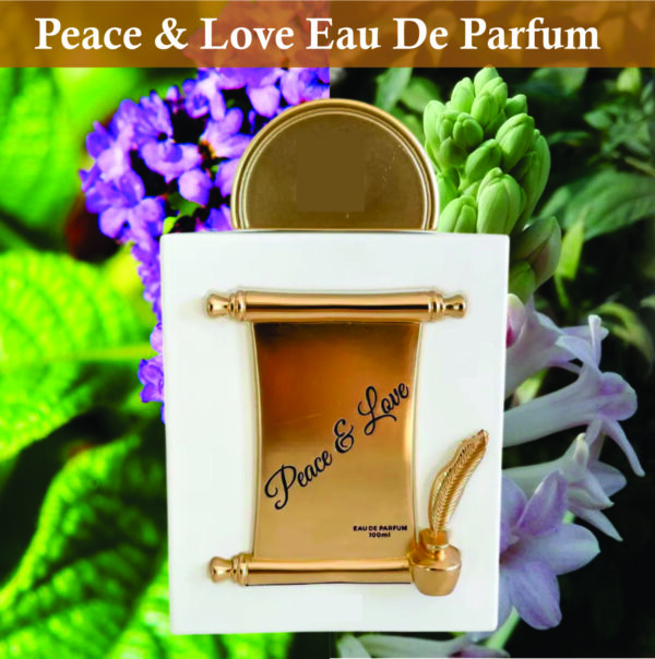 Peace & Love Perfume | Vanilla, Bergamot and Rose Fragrance Perfume, Peace and Love Unisex Perfume 100ml Made in Uae - Image 3